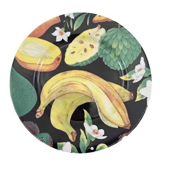 Email De Limoges Porcelain Cheese Fruit Graphic Salad Luncheon Plates – Set of 5 - Picture 5 of 16